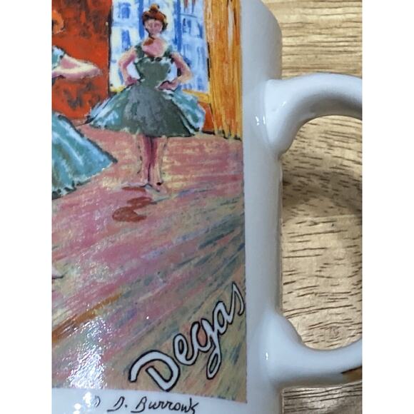 CHALEUR Master Impressionists Paul Gauguin Mug Watercolor Ballet Dancers - Picture 5 of 8